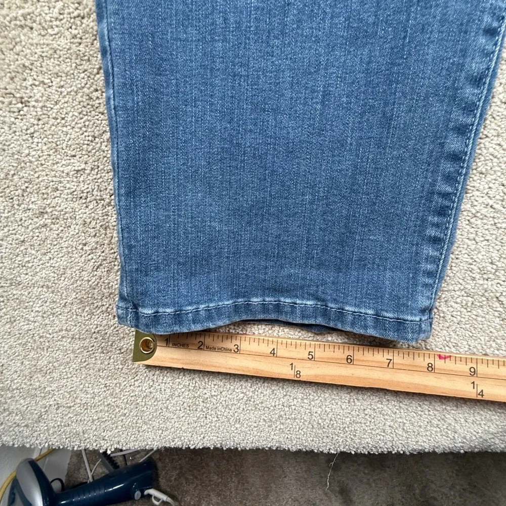 Buffalo David Bitton Alyssa High Rise Strt Leg Jeans Blue 12/32 Stretch Denim